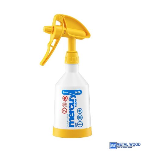 Szórófejes permetező Mercury PRO+ Super 0,5 360 sárga
