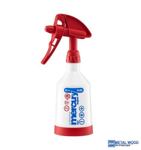 Mercury PRO+ Super 0,5  Liter 360 piros permetező