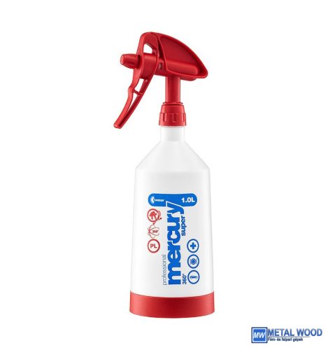 Szórófejes permetező Mercury PRO+ Super 1 360 piros