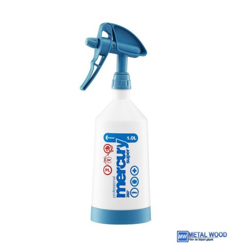 Szórófejes permetező Mercury PRO+ Super 1 360 kék