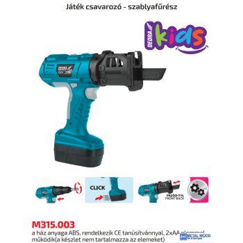 Játék csavarozó - szablyafűrész