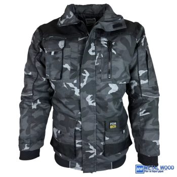 MW-FORCO munkaruha TEREPSZÍNŰ bélelt téli kabát