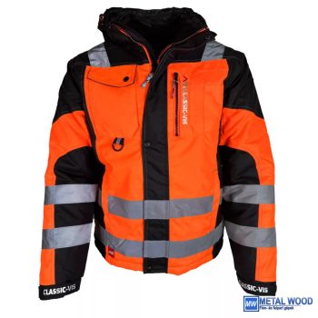 MW-Classic NARANCS láthatósági bélelt téli kabát
