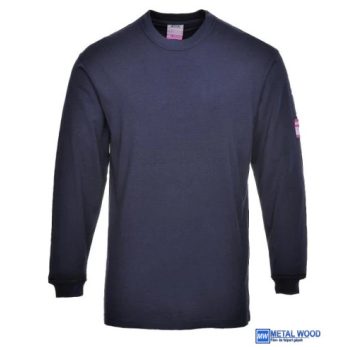 THD-FR11 LÁNGÁLLÓ HOSSZÚ UJJÚ PÓLÓ, TENGERÉSZKÉK