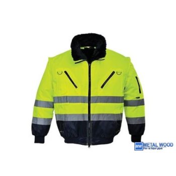 THD-PJ50 FLUO PILÓTA DZSEKI SÁRGA/KÉK