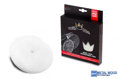 AIR Natural Wool Cut 80mm  Természetes gyapjú korong szellőztetett polírozó korong 