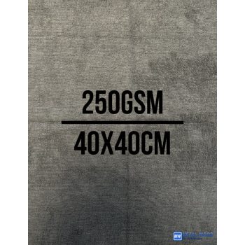   Mikroszálas Kendő 250GSM / 40x40CM Szürke Szegélymentes 5db