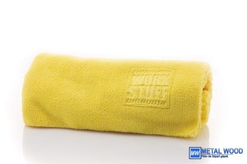 Work Stuff GENTLEMAN Basic Yellow 350gsm Szegélymentes mikroszálas kendő