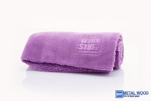 Work Stuff GENTLEMAN Basic Purple 350gsm Szegélymentes mikroszálas kendő
