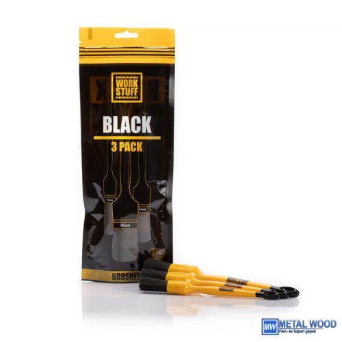 Detailing Brush Black 3 pack
