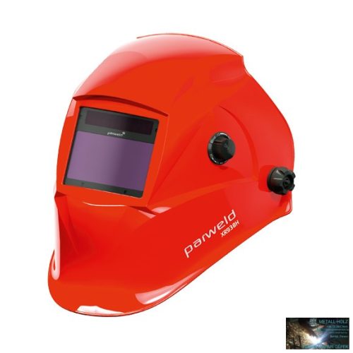 Parweld XR938H_R Automata fejpajzs, vörös, 4 szenz., látómező: 100x52mm. DIN 5-13