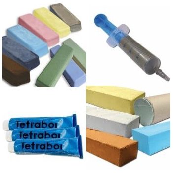 Csiszolópaszták, -szemcsék