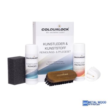   Műbőrtisztító és ápoló szett(150 ml Műbőr tisztító, 150 ml Műbőr ápoló, Szivacs, Kefe)