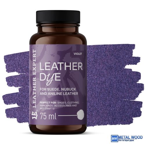Leather Expert Bőrfesték - Velur. Nubuk, Analin 75ml Violet