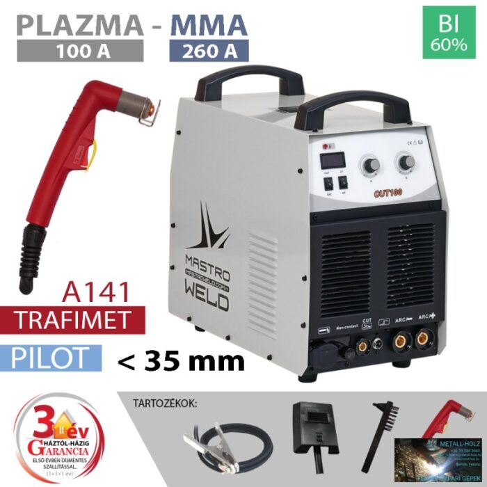 CUT-100 - A141 PLAZMAVÁGÓ INVERTER - Image 1