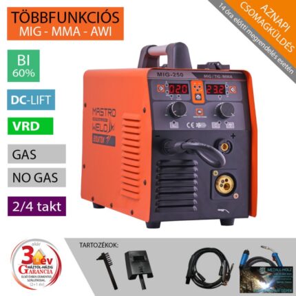 MIG-250 LI HEGESZTŐ INVERTER