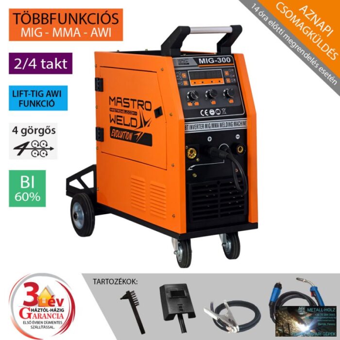 MIG-300 HEGESZTŐ INVERTER - Image 1