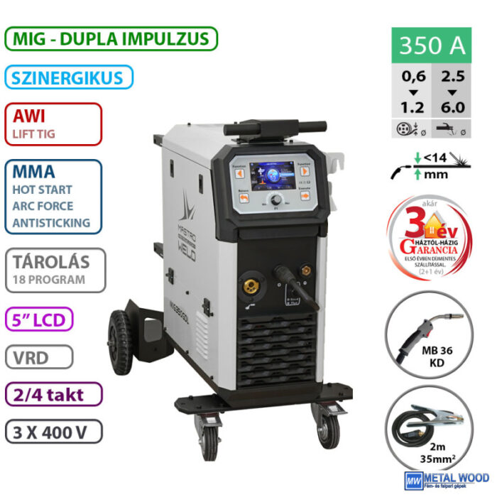 MIG-350 GDL DUALPULSE HEGESZTŐ INVERTER - Image 1