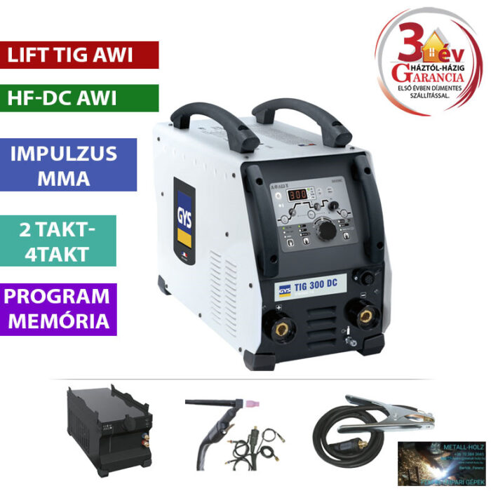 TIG 300 DC HF - WL PACK (VÍZHŰTŐVEL) - Image 1