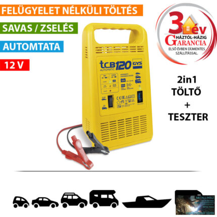 TCB 120 AUTOMATA AKKUMULÁTORTÖLTŐ