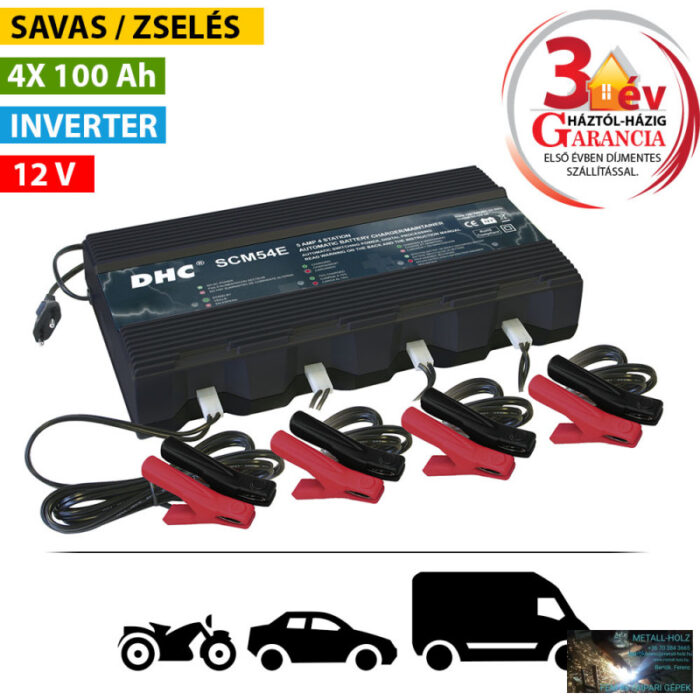 DHC 54E INVERTERES AKKUMULÁTORTÖLTŐ - Image 1