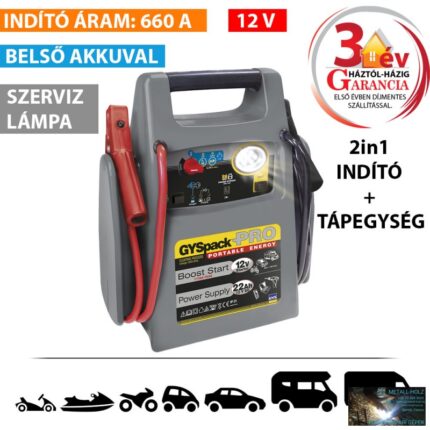 GYSPACK PRO AKKUMULÁTOROS INDÍTÓ