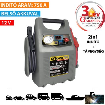 GYSPACK 750 AKKUMULÁTOR INDÍTÓ