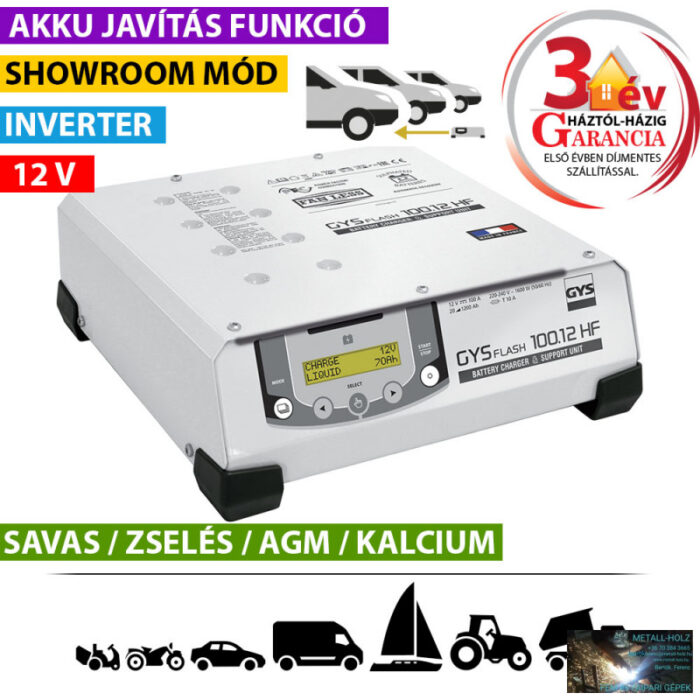 GYSFLASH 100.12 HF (5 M KÁBEL) - Image 1