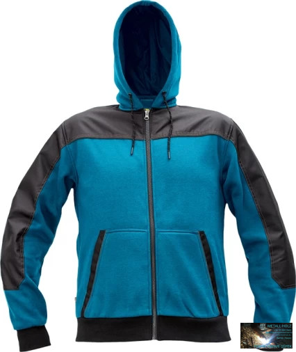 THD-CREMORNE KAPUCNIS KARDIGÁN PETROL KÉK