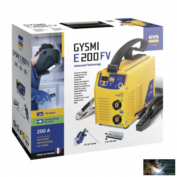 GYSMI E200 FV HEGESZTŐ INVERTER - Image 4