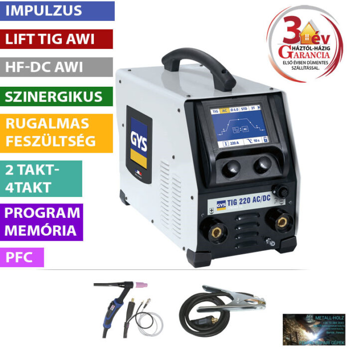 TIG 220 AC/DC - LEVEGŐ HŰTÉSES (ADB1) - Image 1