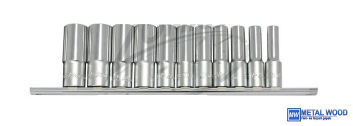 HANS 1/4" hosszú dugókulcsfej készlet 11r. 4-14x50mm 2611MD - Image 1