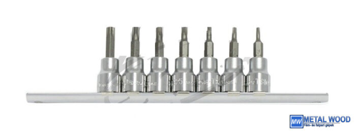HANS 3/8" PENTA-STAR bit-dugókulcsfej készlet 7r. TS10-TS40 360255-7 - Image 1