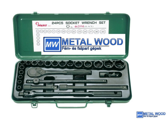 HANS 1/2" dugókulcs készlet 24r. 8-32mm 4625M - Image 1