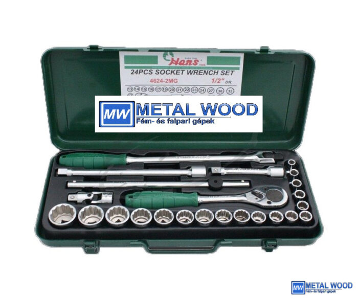HANS 1/2" dugókulcs készlet 12 szögű 24r. 8-32mm 4624-2MG - Image 1