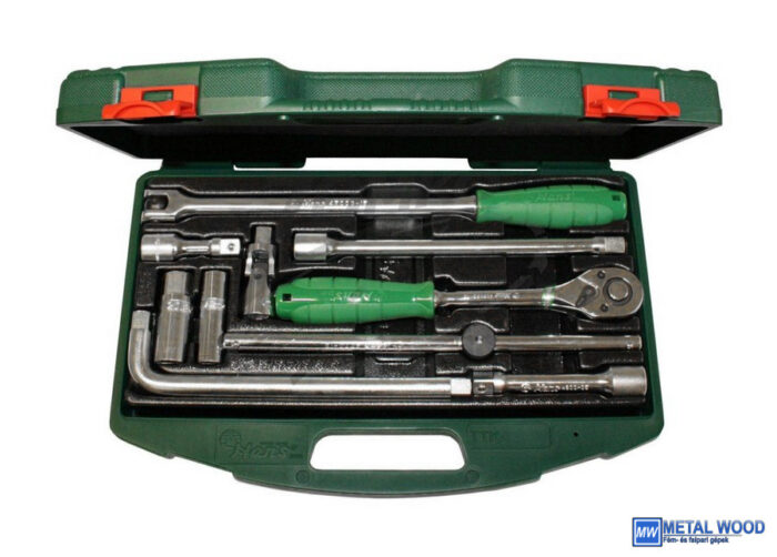 HANS 1/2" dugókulcs hajtó készlet 10r. TTK-3 kofferben - Image 1