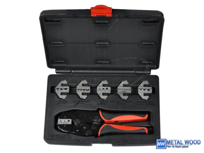 HANS cserélhetőpofás saruzó fogó készlet 6+1r. 19630-7 - Image 1