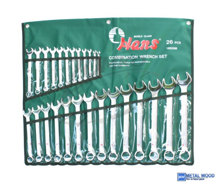 HANS csillag-villás kulcskészlet 26r. 6-32mm CrV 16626M - Image 1