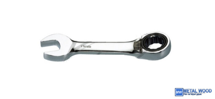 HANS Racsnis csillag-villás kulcsok, irányváltós, rövid CrV - Image 1