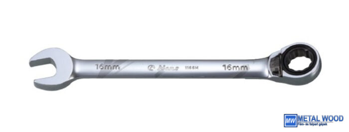 HANS Racsnis csillag-villás kulcsok, irányváltós CrV - Image 1