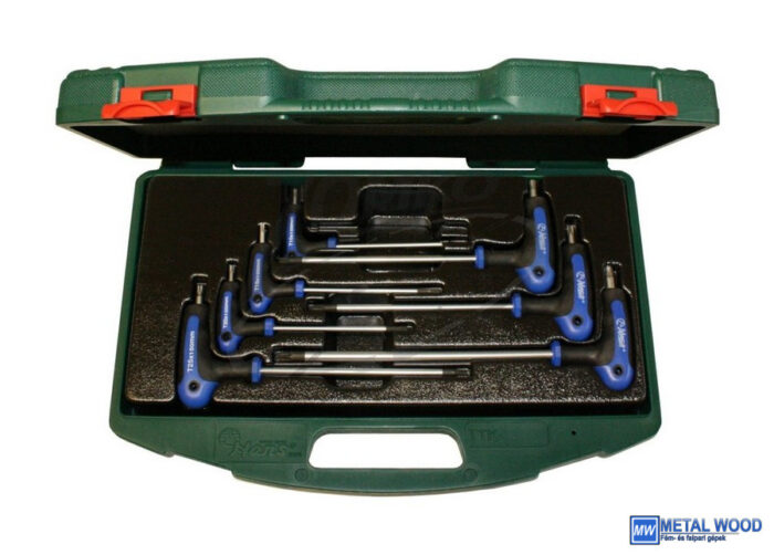 HANS T-nyelű TORX-TH kulcs készlet 7r. TH10-TH40 TTK-19 kofferben - Image 1