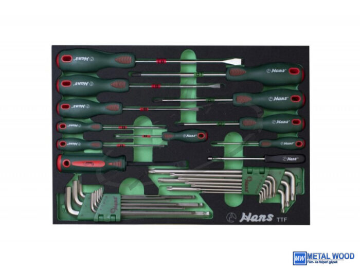 HANS csavarhúzó + imbuszkulcs készlet 30r. TTF-30U fiókmodul - Image 1