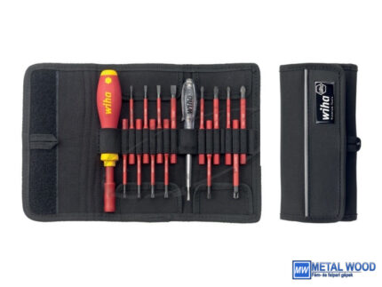 WIHA SoftFinish electric slimVario VDE csavarhúzó készlet 16r. SL+PH+PZ+XE+TX