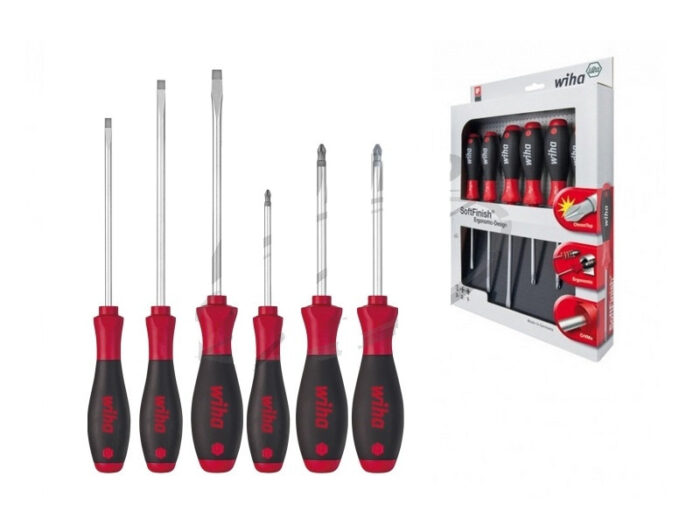 WIHA SoftFinish csavarhúzó készlet 6r. SL+PH+PZ - Image 1