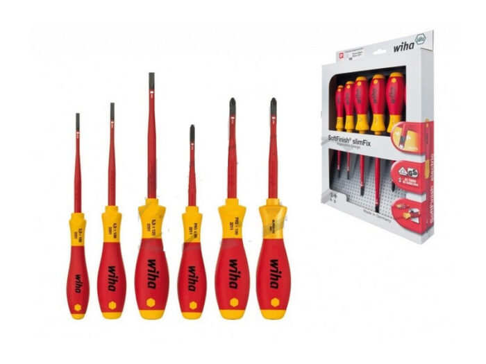 WIHA SoftFinish electric slimFix VDE csavarhúzó készlet 6r. SL+PH+(SL/PZ) - Image 1