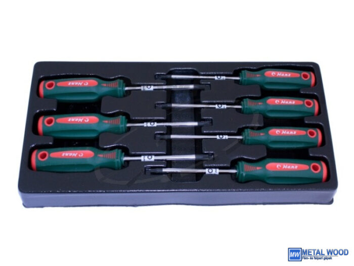HANS furatos TORX csavarhúzó készlet 7r. TH10-TH40 TT-18 fiókmodul - Image 1