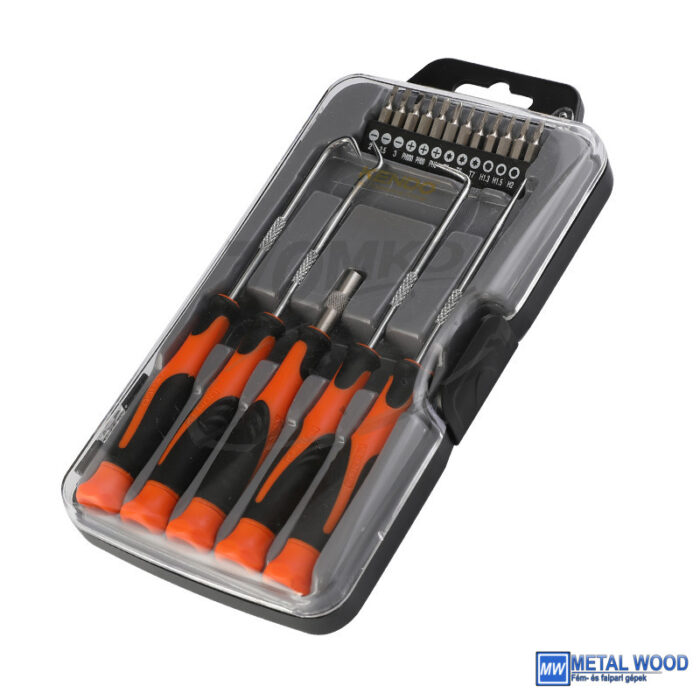 KENDO műszerész tömítés kaparó és csavarhúzó bit készlet 17r. CrV - Image 1