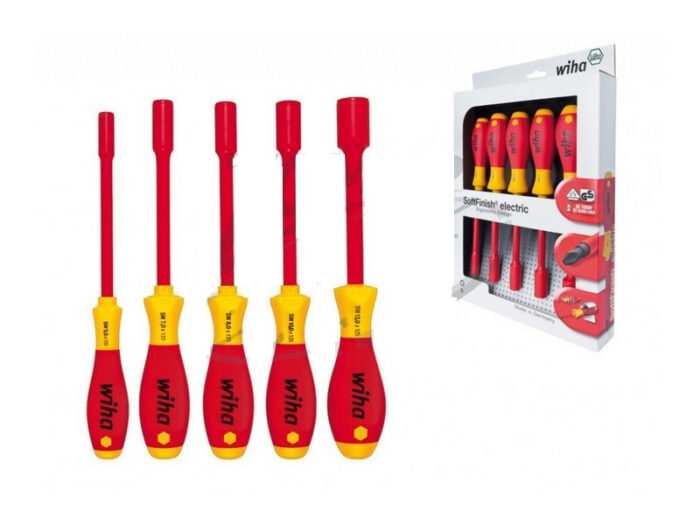 WIHA SoftFinish electric VDE nyeles dugókulcs készlet 5r. - Image 1