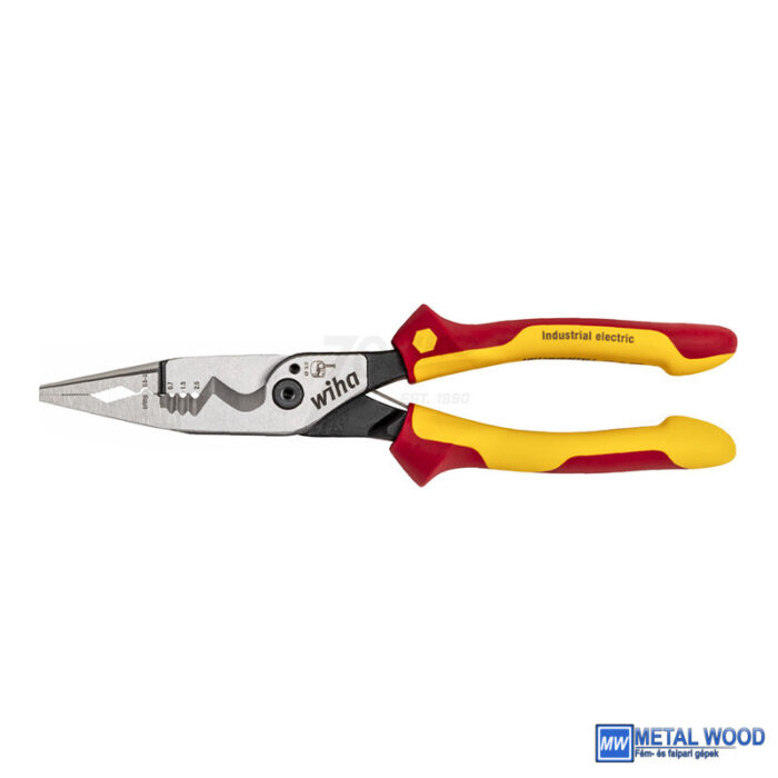 WIHA Industrial electric VDE 8-in-1 multifunkciós villanyszerelő fogó 225 Z13009/No.45705 - Image 1