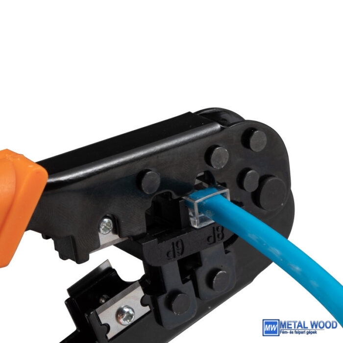 KENDO 2in1 moduláris telefon csatlakozó fogó 190mm RJ 11/12/45 No.11711 - Image 4